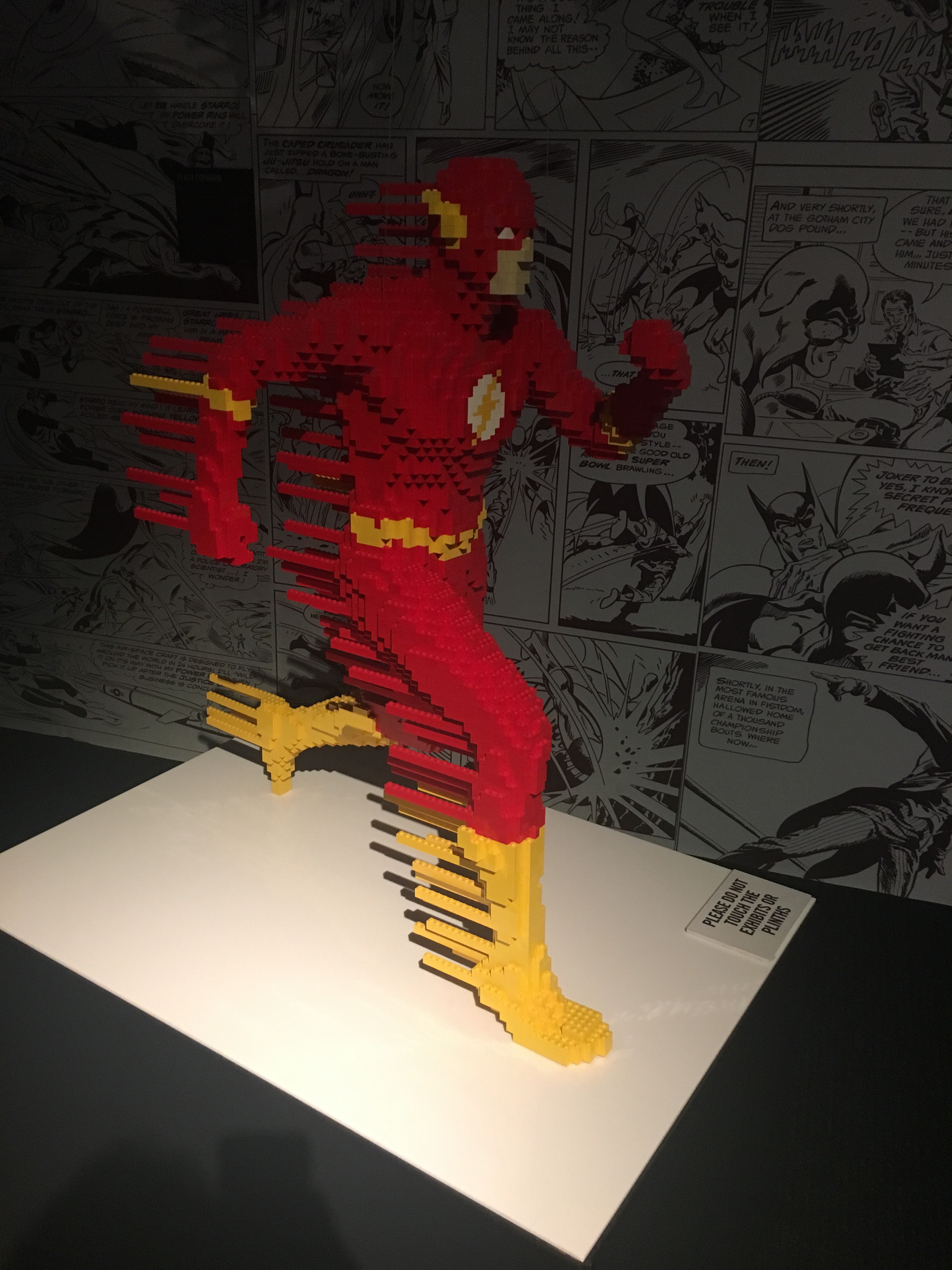 ​The Flash Lego Sculpture