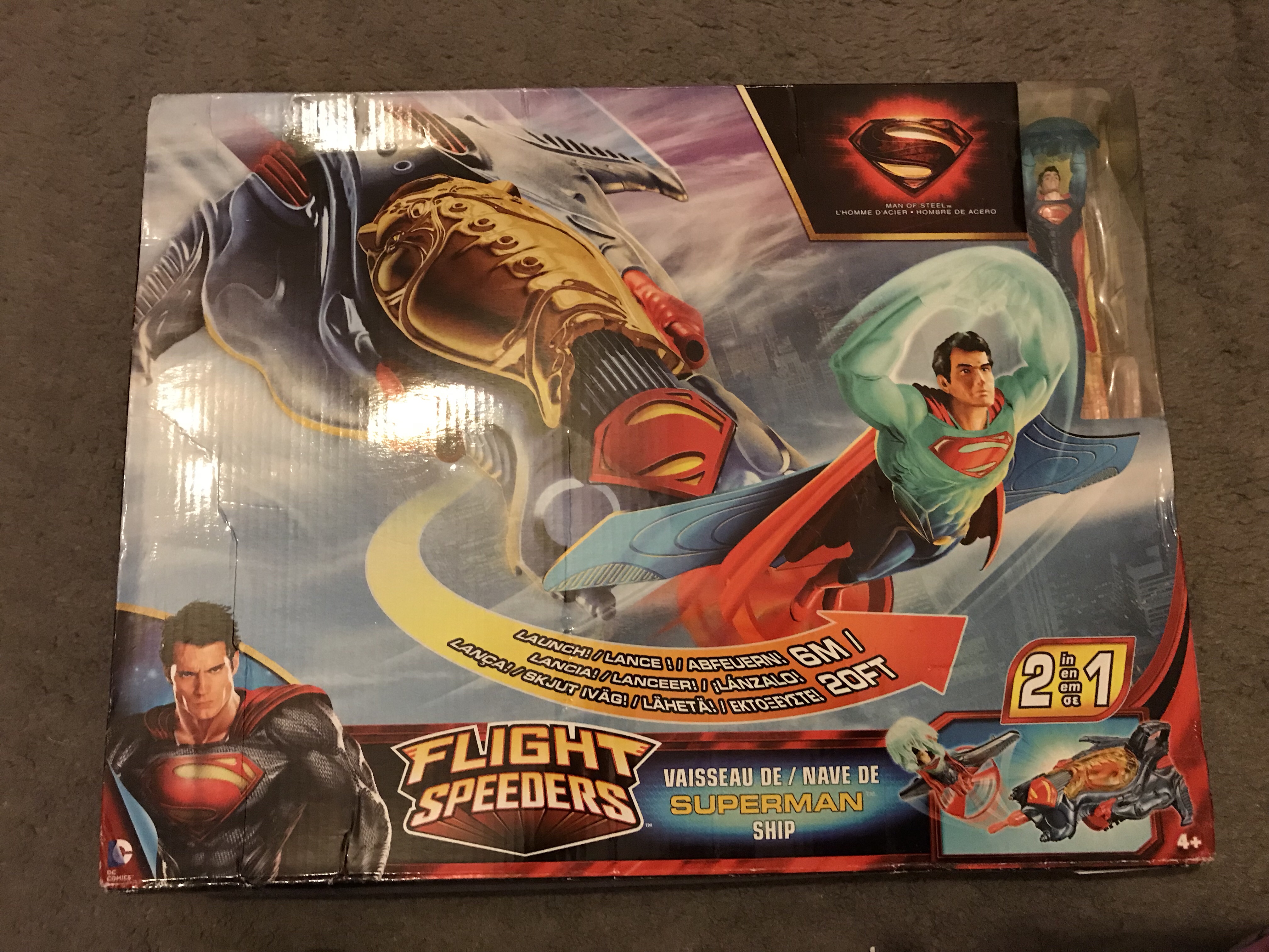 Man of Steel Flight Speeders Toy Set