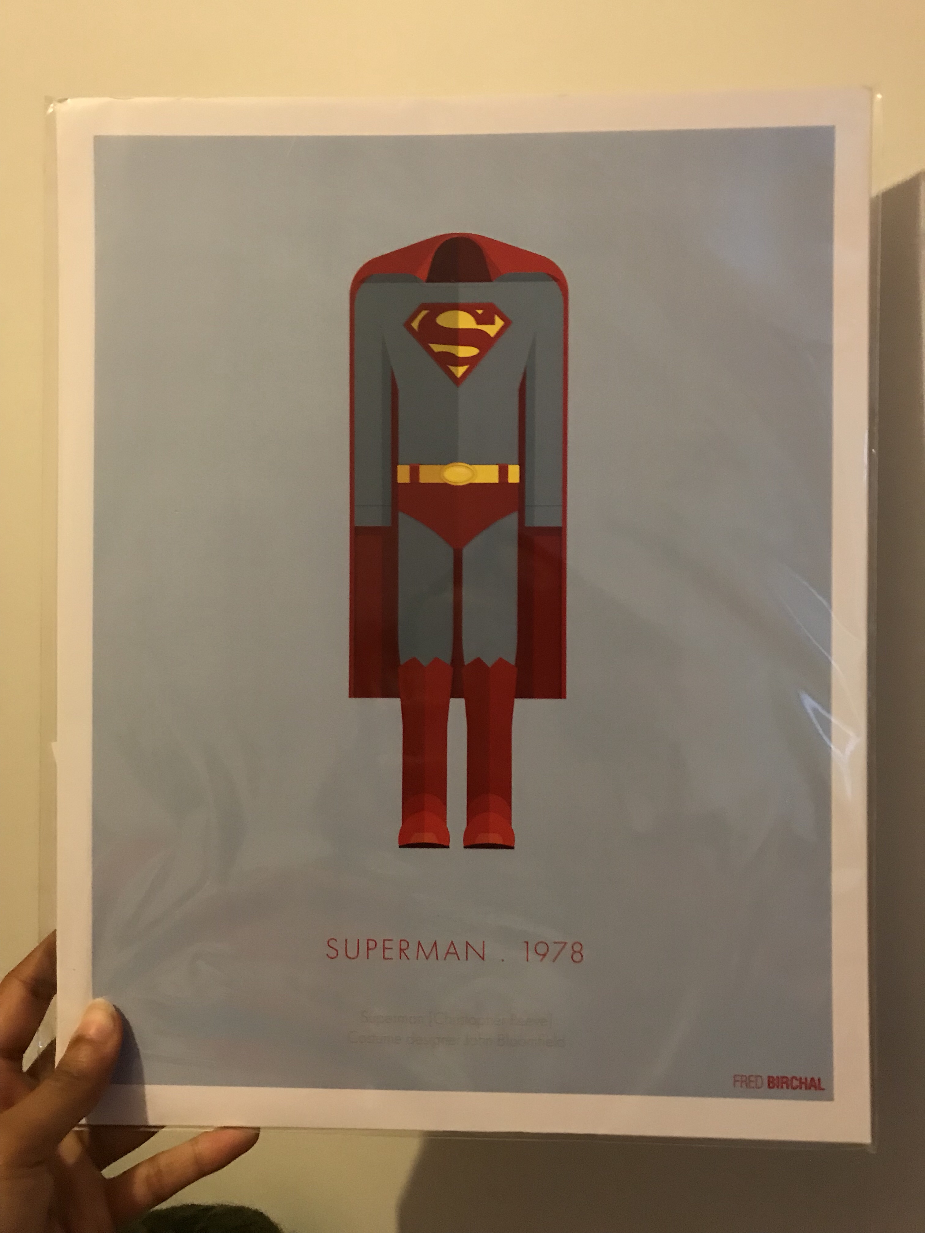 Minimalist Superman The Movie Poster