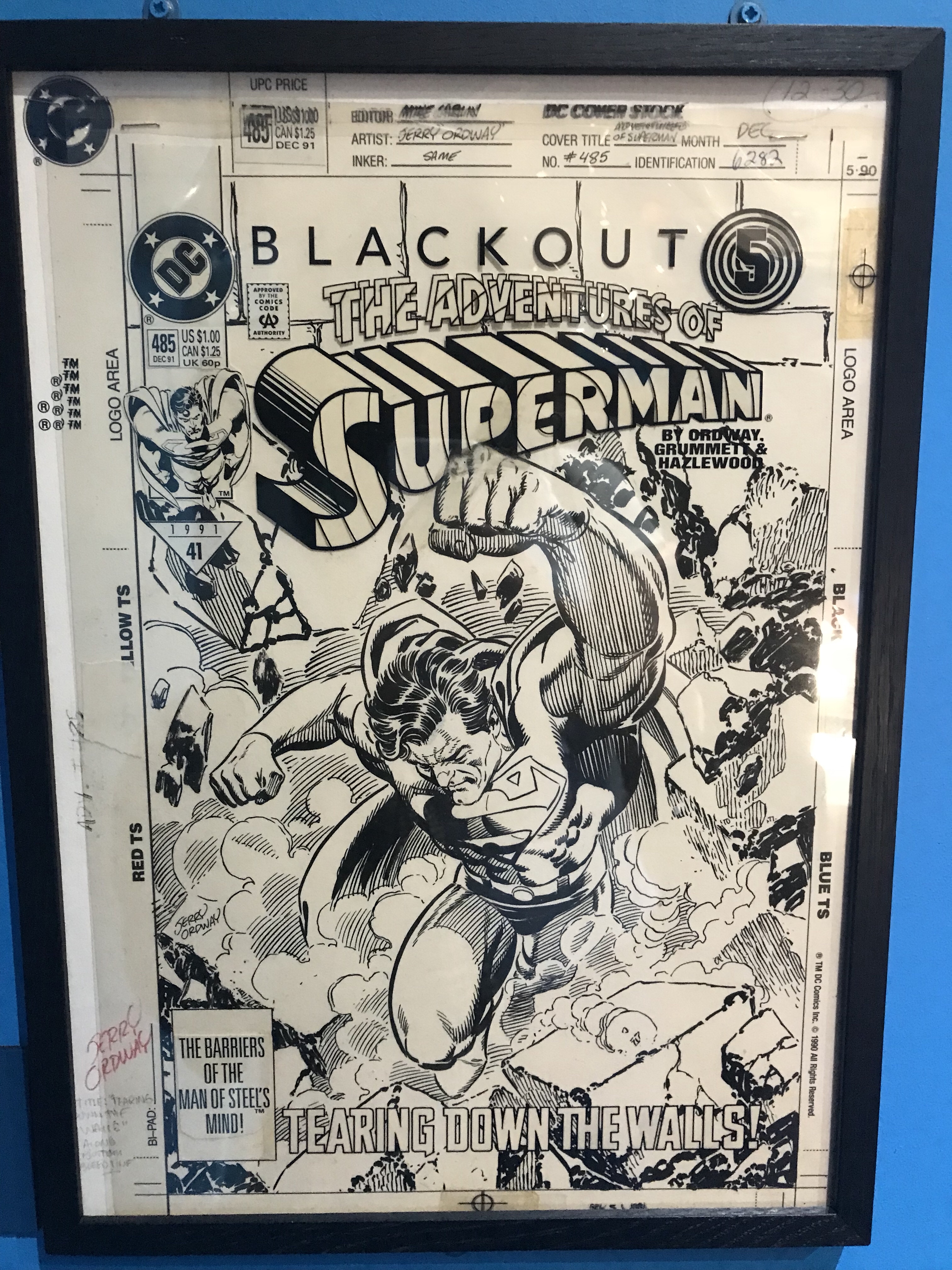 Jerry Ordway Original Artwork - The Adventures of Superman