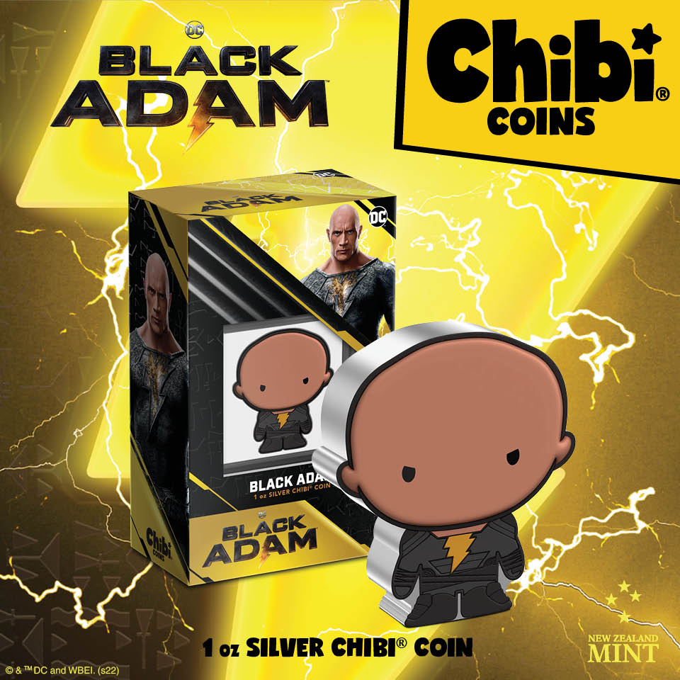 Black Adam Chibi Coin