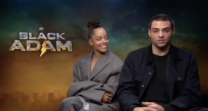 Noah Centineo & Quintessa Swindell Black Adam Interviews