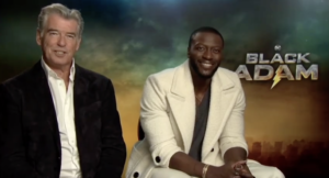 Pierce Brosnan & Aldis Hodge Black Adam Interviews