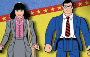 Pin Raiders Clark Kent Lois Lane