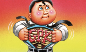 Superman 79 Garbage Pail Kids Card