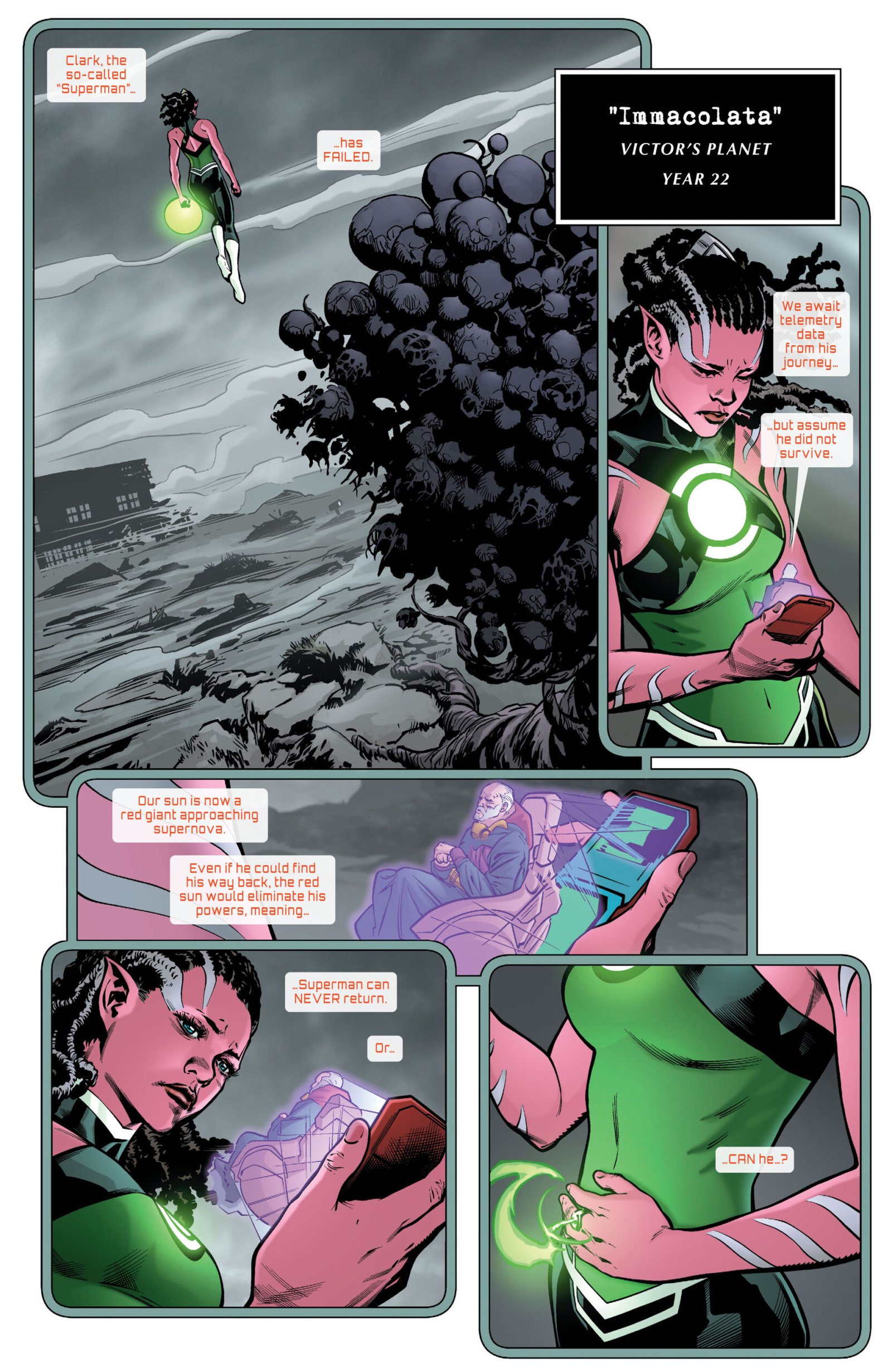 Superman: Lost #10 Preview - The Aspiring Kryptonian - Superman Superfan