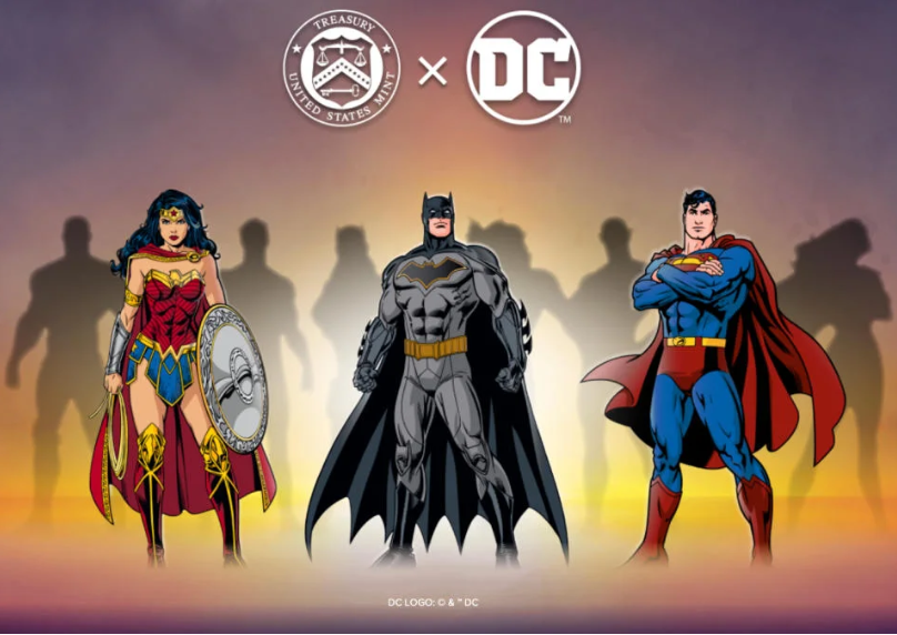 US Mint Teams Up With DC Comics For Collectible Coins