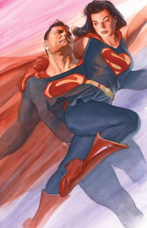 Alex Ross Releases SDCC 2024 Exclusive Superman & Lois Lane Fine Art Print