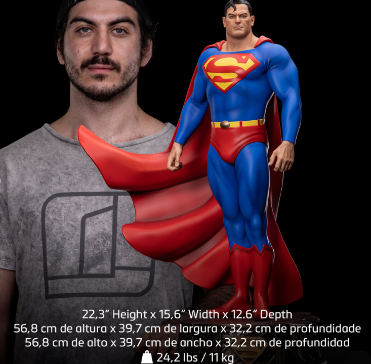 Iron Studios 1/4 Scale DC Trinity Superman Statue