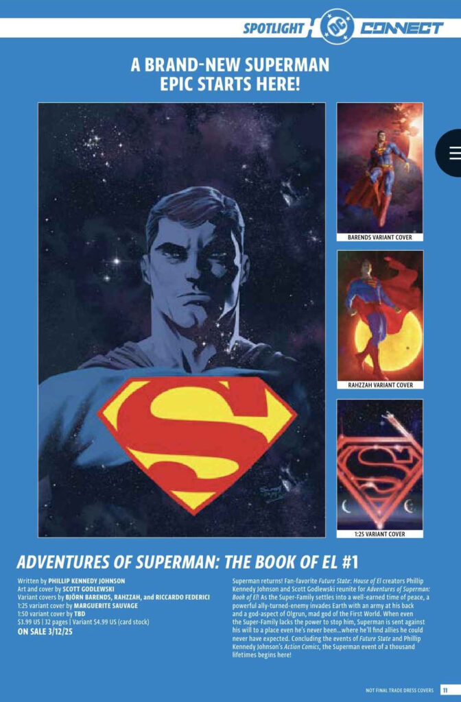 Phillip Kennedy Johnson Returns To Superman With 'Adventures Of Superman: The Book of El' Series 