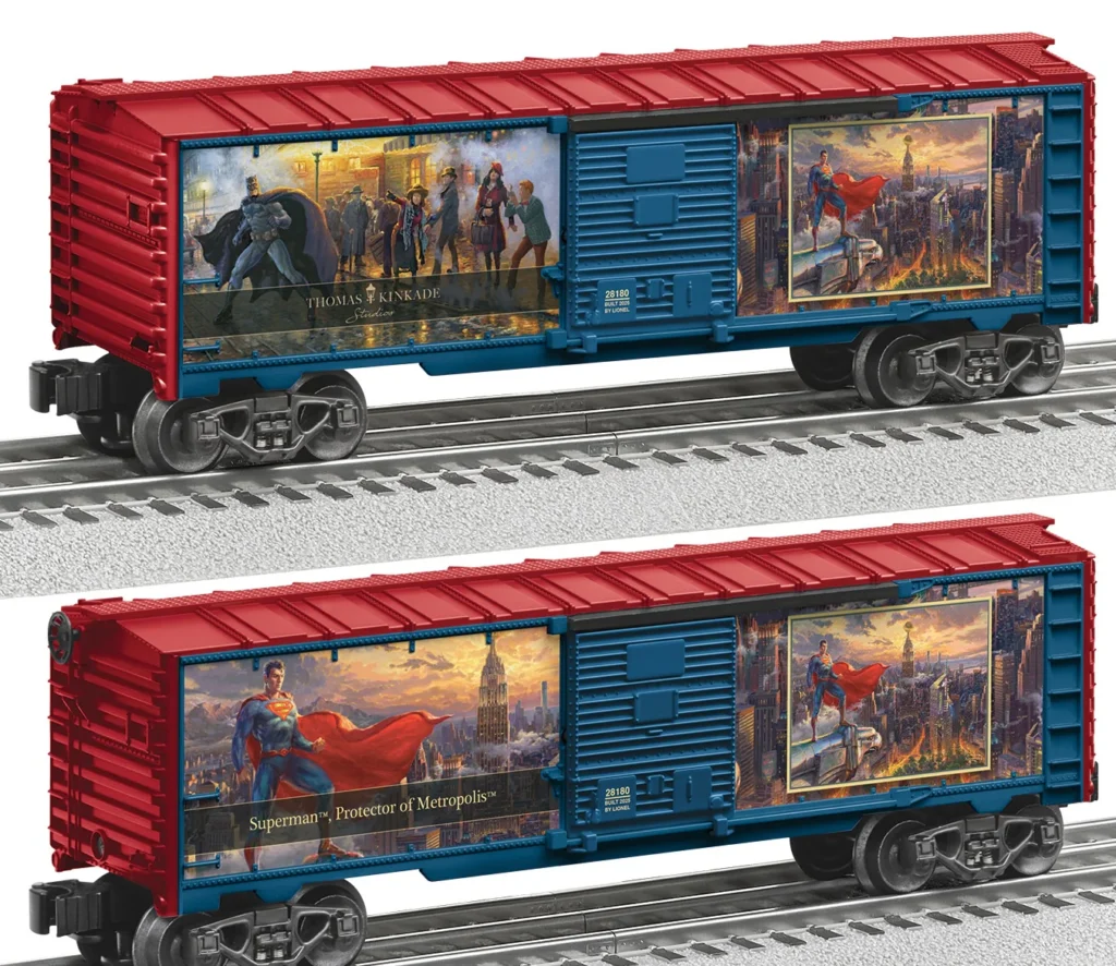 Lionel to Release Superman Electric Train Boxcars