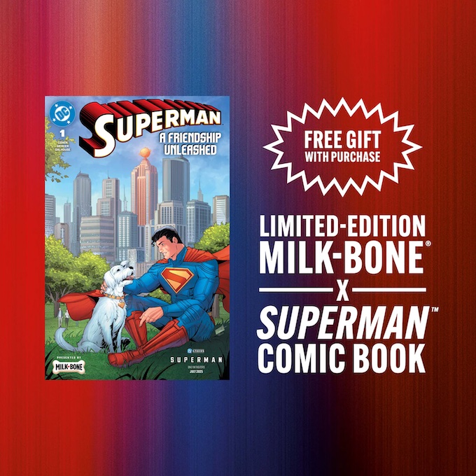 Milk-Bone Release 'Superman' Movie Dog Biscuits And Prequel Comic