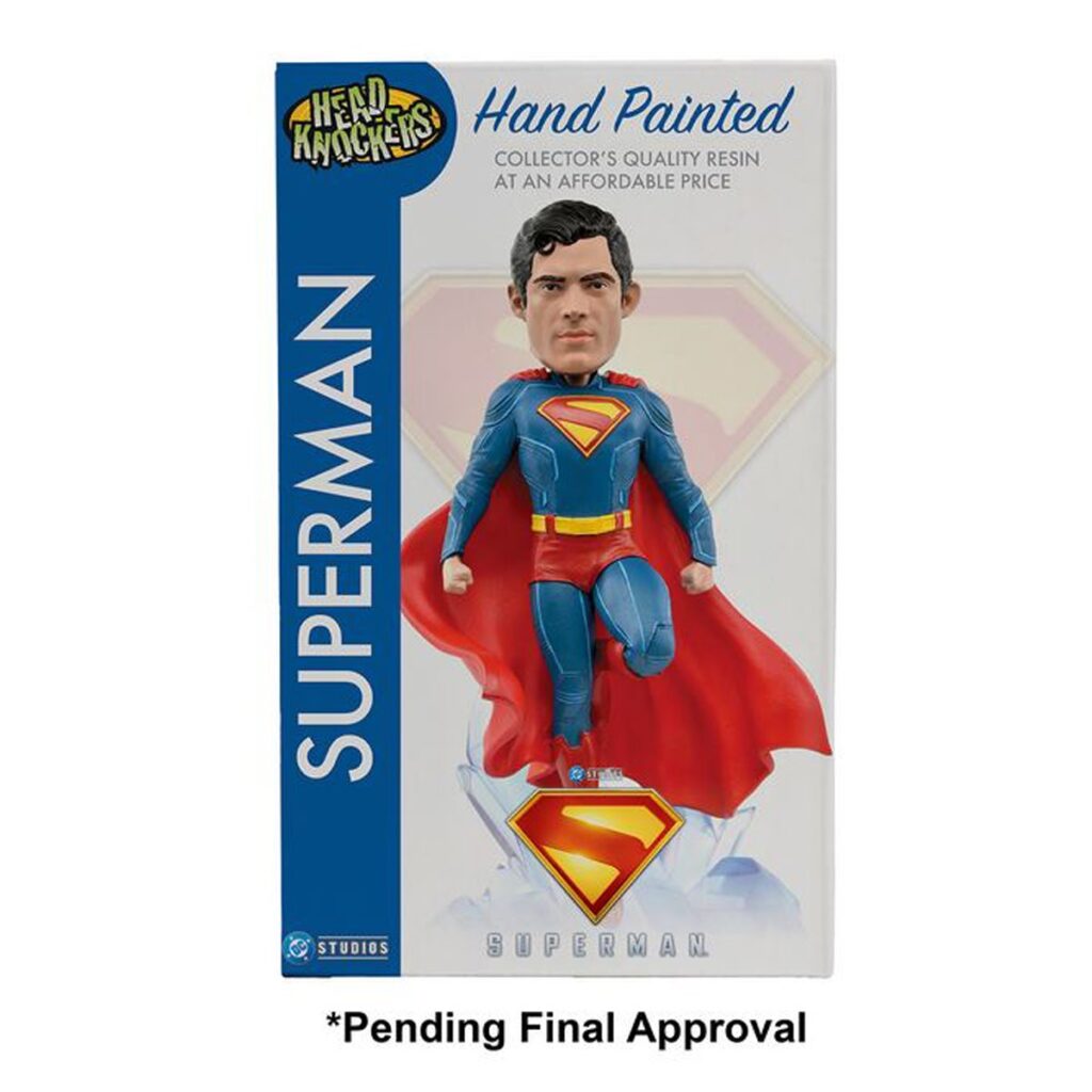 NECA Release Superman (2025) Head Knocker Bobblehead
