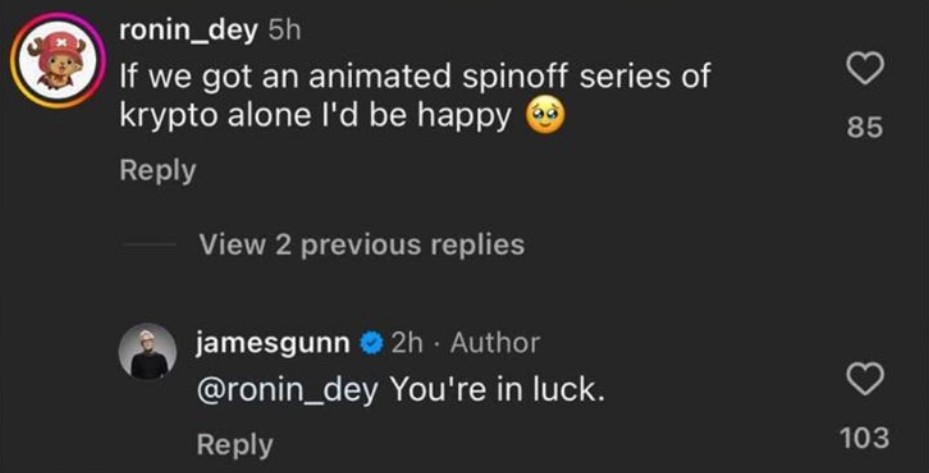 James Gunn Teases Krypto The Superdog Animated Series
