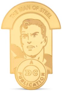 Agoro Release '90 Years Of DC - The Man Of Steel' Gold Collectible Coin