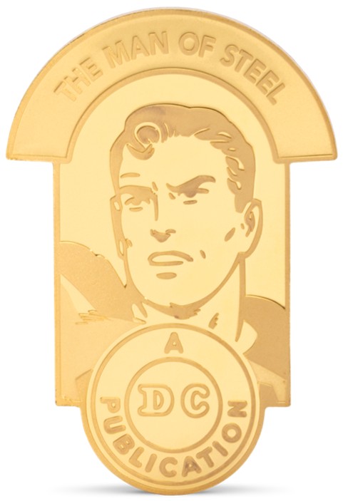 Agoro Release '90 Years Of DC - The Man Of Steel' Gold Collectible Coin