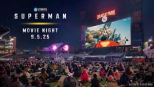 Oracle Park Superman Night