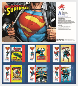Portugal's Post Service Superman Stamps