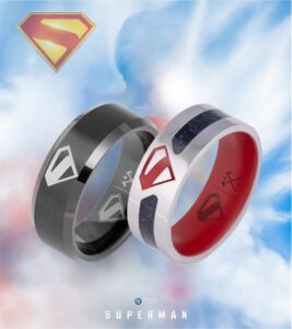 Manly Bands Unveils Two Brand New Superman Rings
