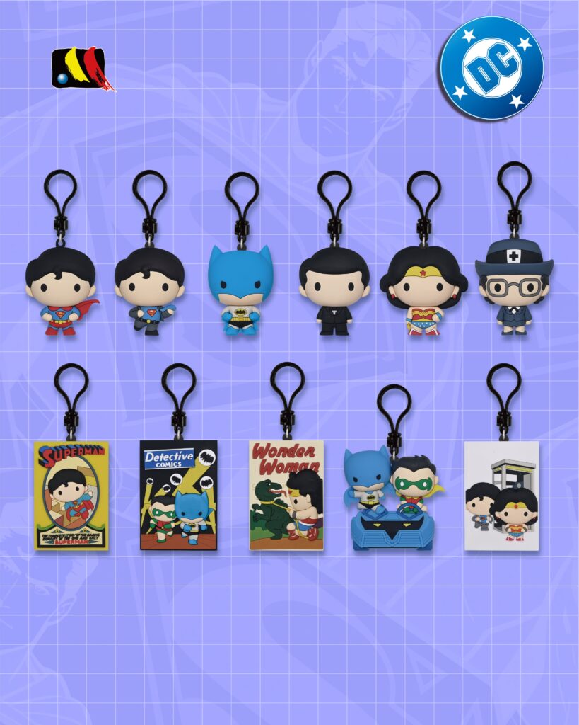 Monogram Collectibles Celebrate 90 Years Of DC Comics With Bag Clip Blind Bag Series
