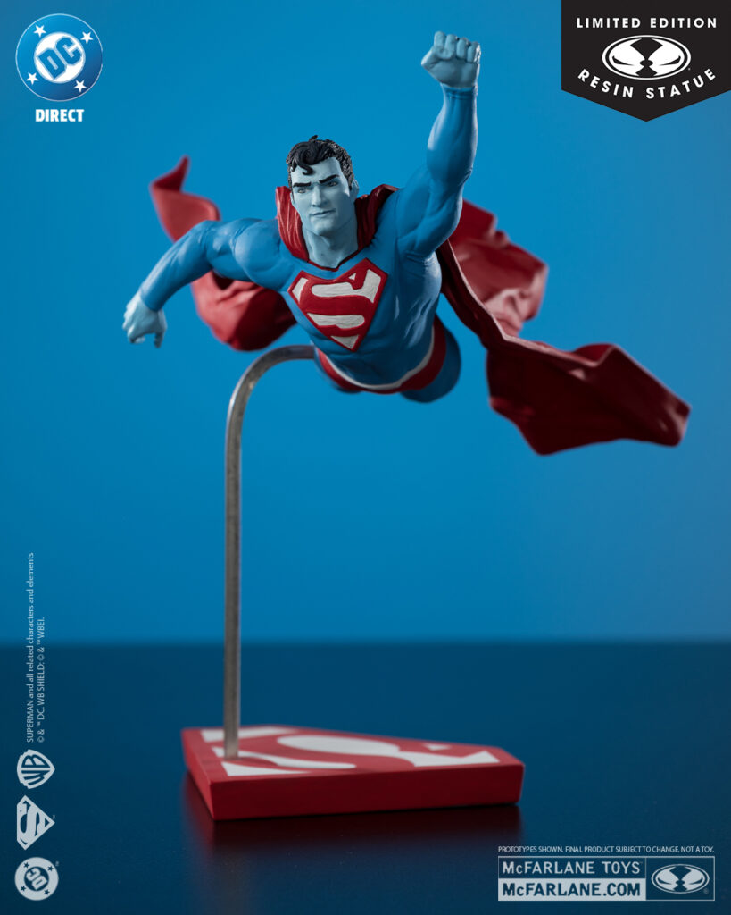 McFarlane Toys Release Exclusive Lee Bermejo 'Superman: Red & Blue' Resin Statue 