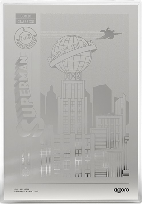 Agoro Release 'Superman #1' 1oz Pure Silver Foil Collectible