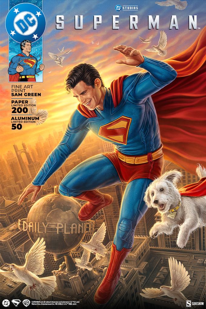 Sideshow Elevates Superman and Krypto Into Fine Art