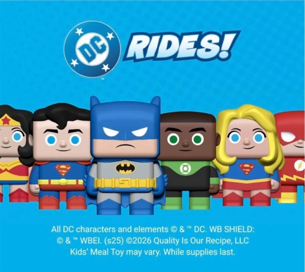 Wendy's Team Up With DC Comics For Exclusive 'DC Rides Kids' Meal'