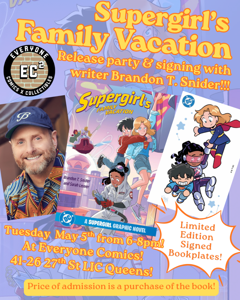 RSVP Now For The 'Supergirl's Family Vacation' Release Party & Signing
