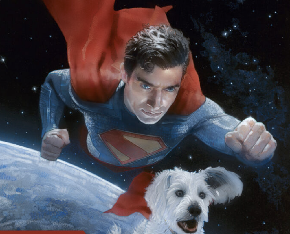 Superman and Krypto Fine Art Print