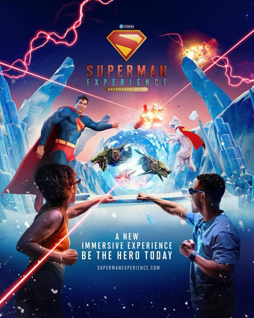 DC Studios Brings 'Superman Experience: Defenders Unite' Attraction To Life!