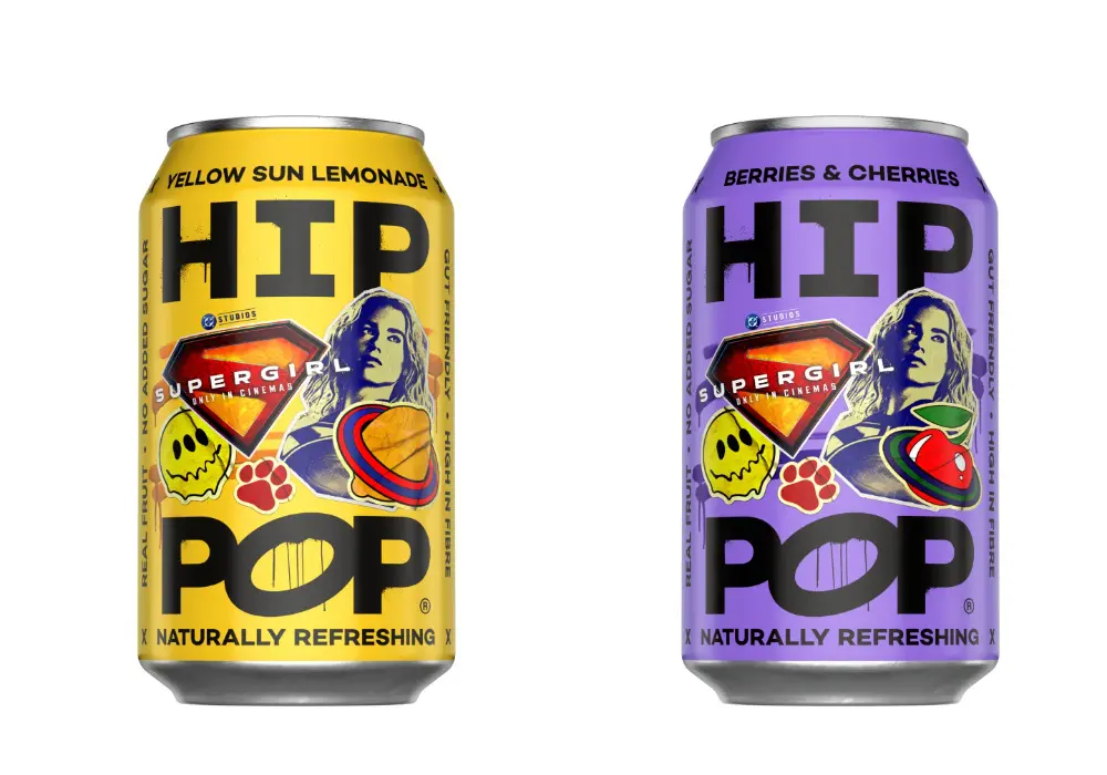 ‘Hip Pop’ Soda Release ‘Supergirl’ High-Fibre Drinks and Getaway Contest