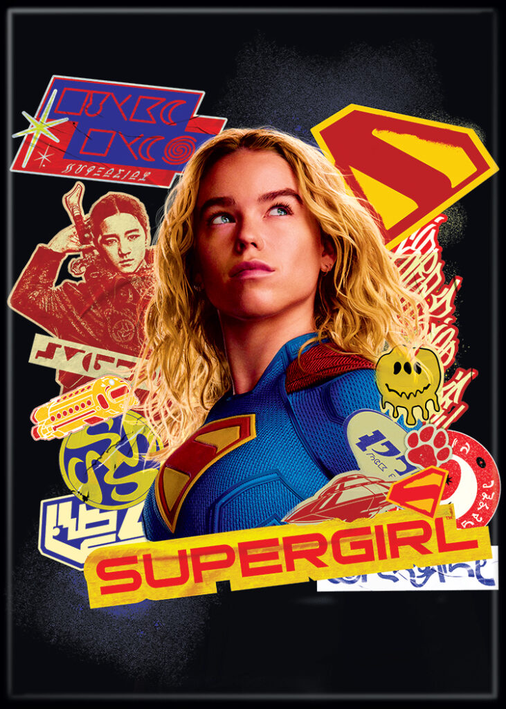 Ata-Boy 'Supergirl' Magnet and Button collection