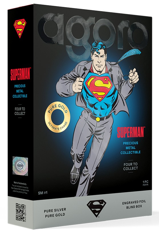 Agoro x Sideshow Superman Silver Blind Box