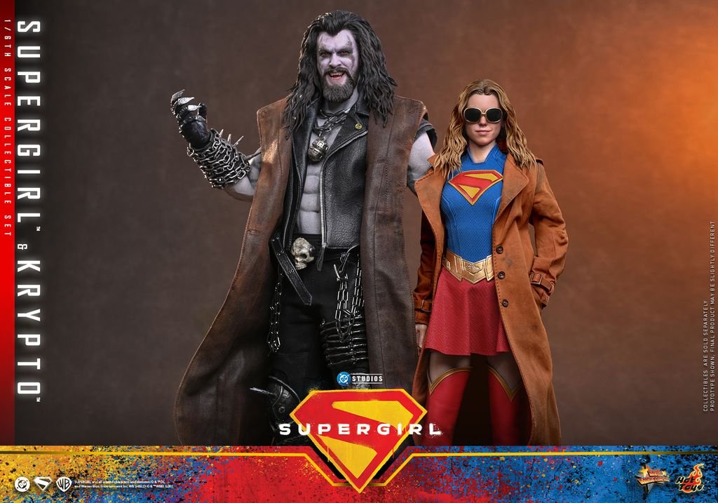 Hot Toys Unleashes First Look at Supergirl, Krypto and Lobo Figures