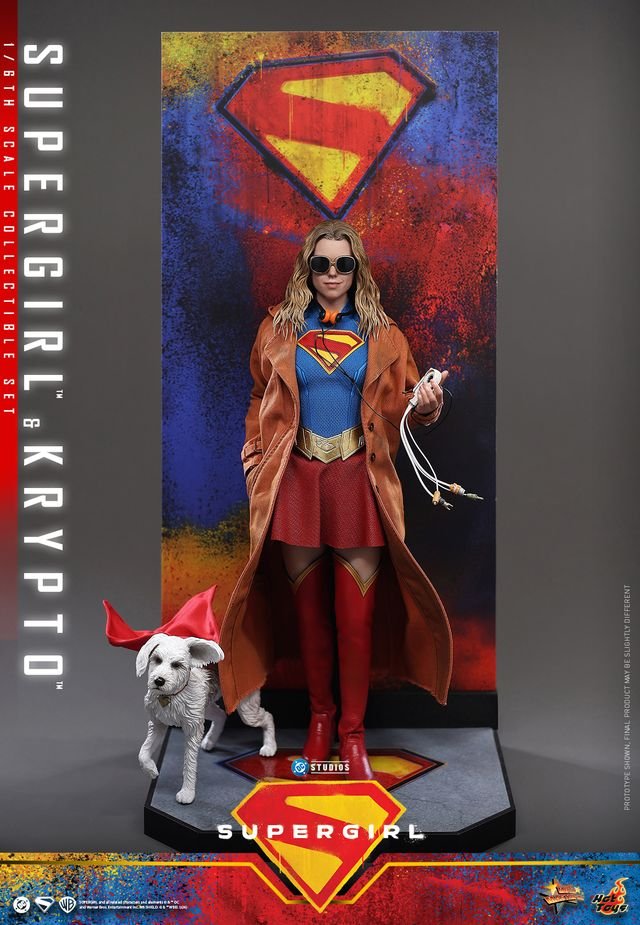Hot Toys Unleashes First Look at Supergirl, Krypto and Lobo Figures