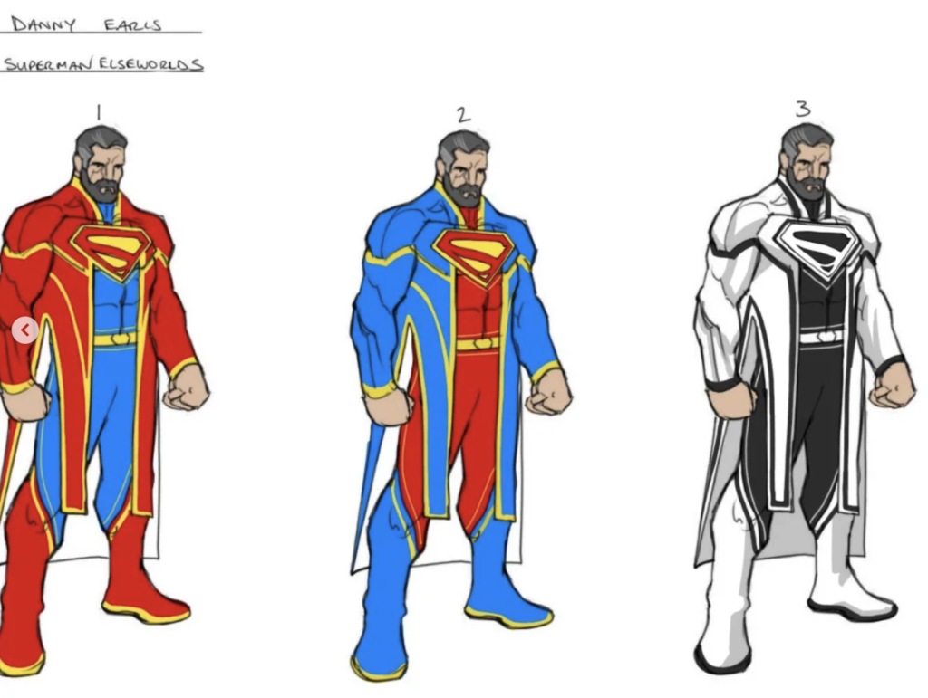 Artist Danny Earls Reveals Design Files For 'Superman: Father Of Tomorrow'