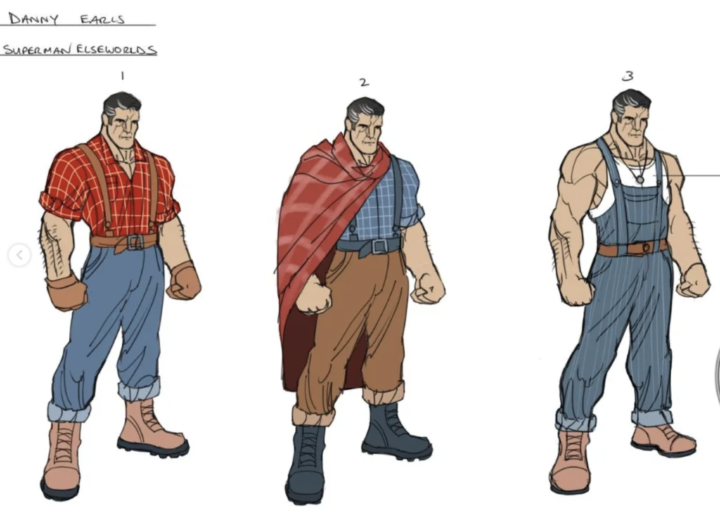 Artist Danny Earls Reveals Design Files For 'Superman: Father Of Tomorrow'