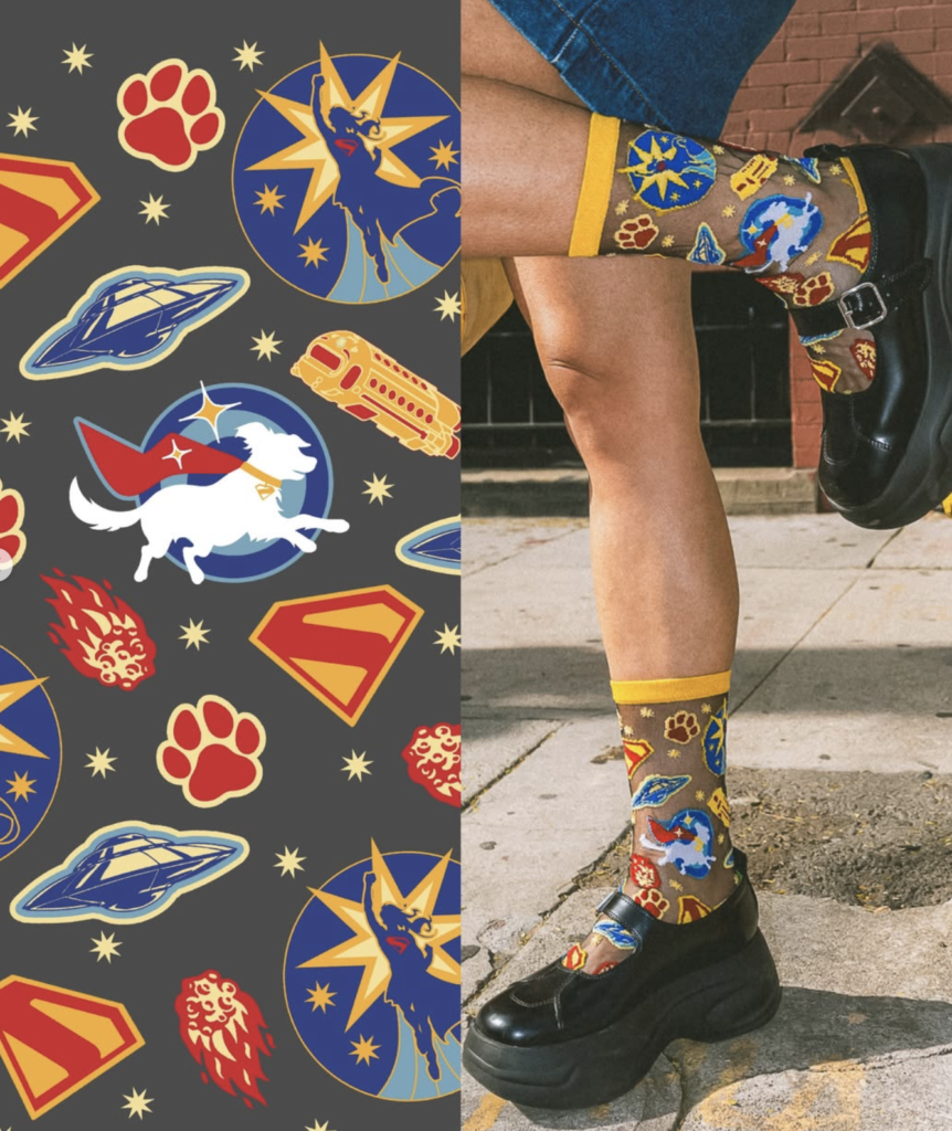 Supergirl Steps into Style with Bold New Sock Candy Collaboration