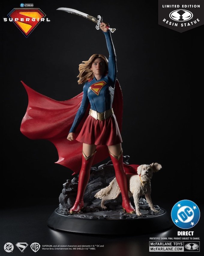 McFarlane Toys Reveals Limited Edition Supergirl and Krypto Resin Statue Ahead of DC Studios’ Upcoming Film