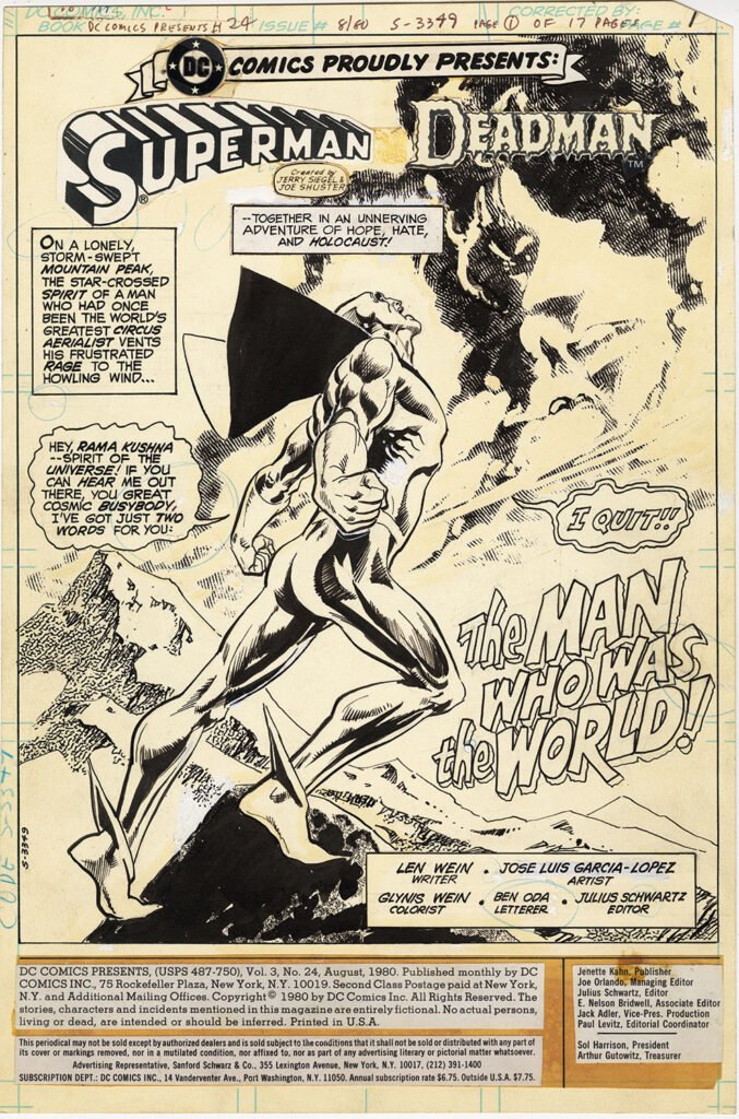 DC Comics Set To Release José Luis García-López's DC Classics Artist’s Edition