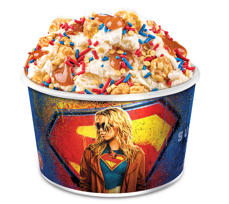Cold Stone Creamery Launches Supergirl-Themed Treats Ahead of DC Studios Film Release