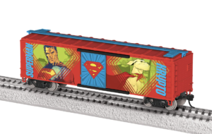 Model train maker Lionel is at it again with new Superman rolling stock, this time for the HO (1:87) scale electric trains.