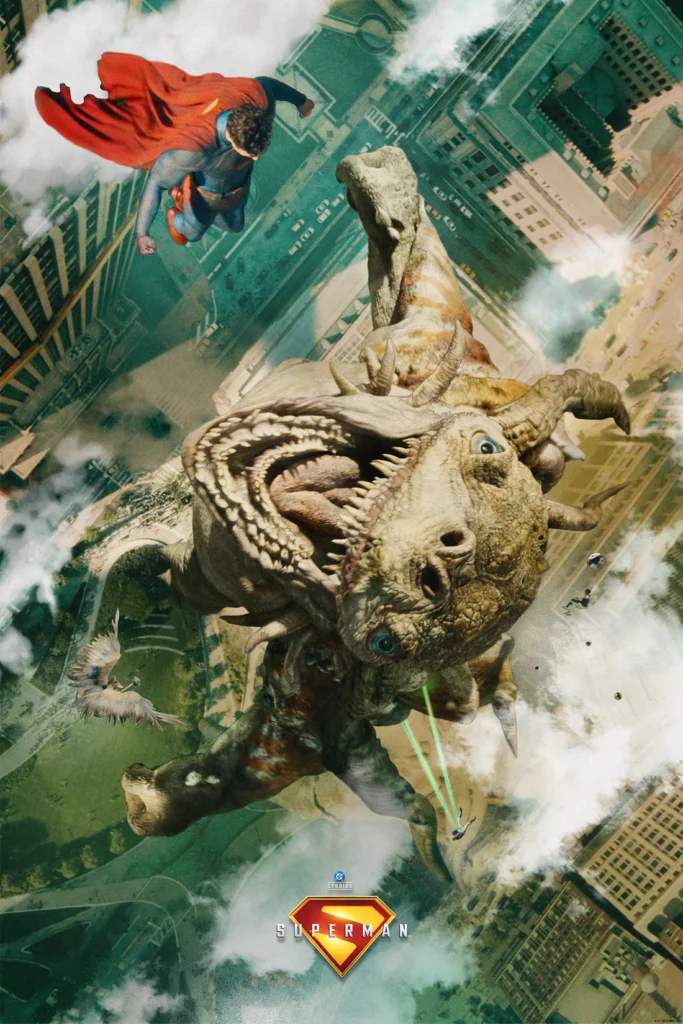 Greg Ruth’s “Superman vs. Kaiju” Print Turns James Gunn’s Man of Steel into a Monster-Movie Masterpiece