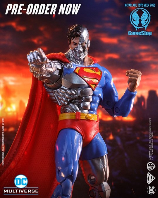 McFarlane Toys Opens the Vault for Cyborg Superman in New DC Multiverse Wave 2 Reveal