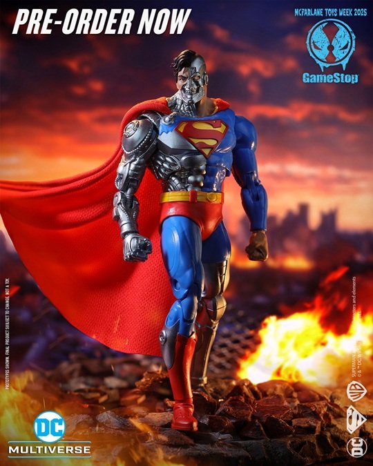 McFarlane Toys Opens the Vault for Cyborg Superman in New DC Multiverse Wave 2 Reveal