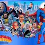Bottleneck Gallery Realease ‘Superman: The Animated Series’ Blue Foil Print By Tom Walker