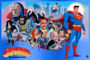 Bottleneck Gallery is paying tribute to one of DC's most beloved animated series with a stunning new 'Superman: The Animated' illustrated by acclaimed artist Tom Walker.