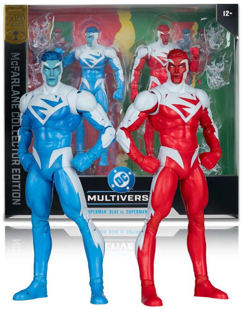 McFarlane Superman Red & Blue